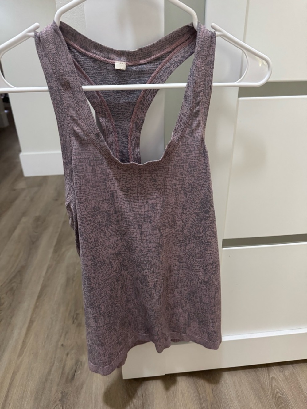 Athleta Active Tank – Pink Heather – Performance Fabric
